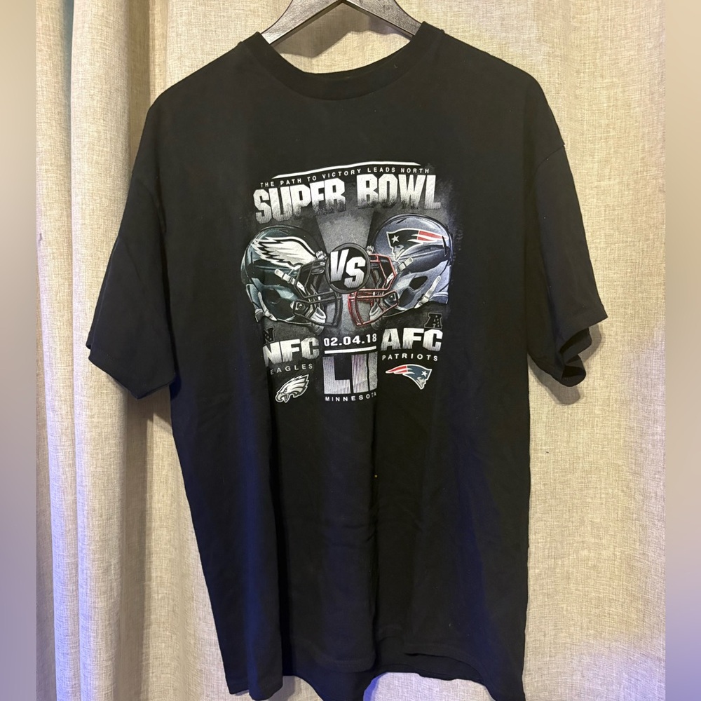 Fanatics Black Super Bowl LII T-Shirt